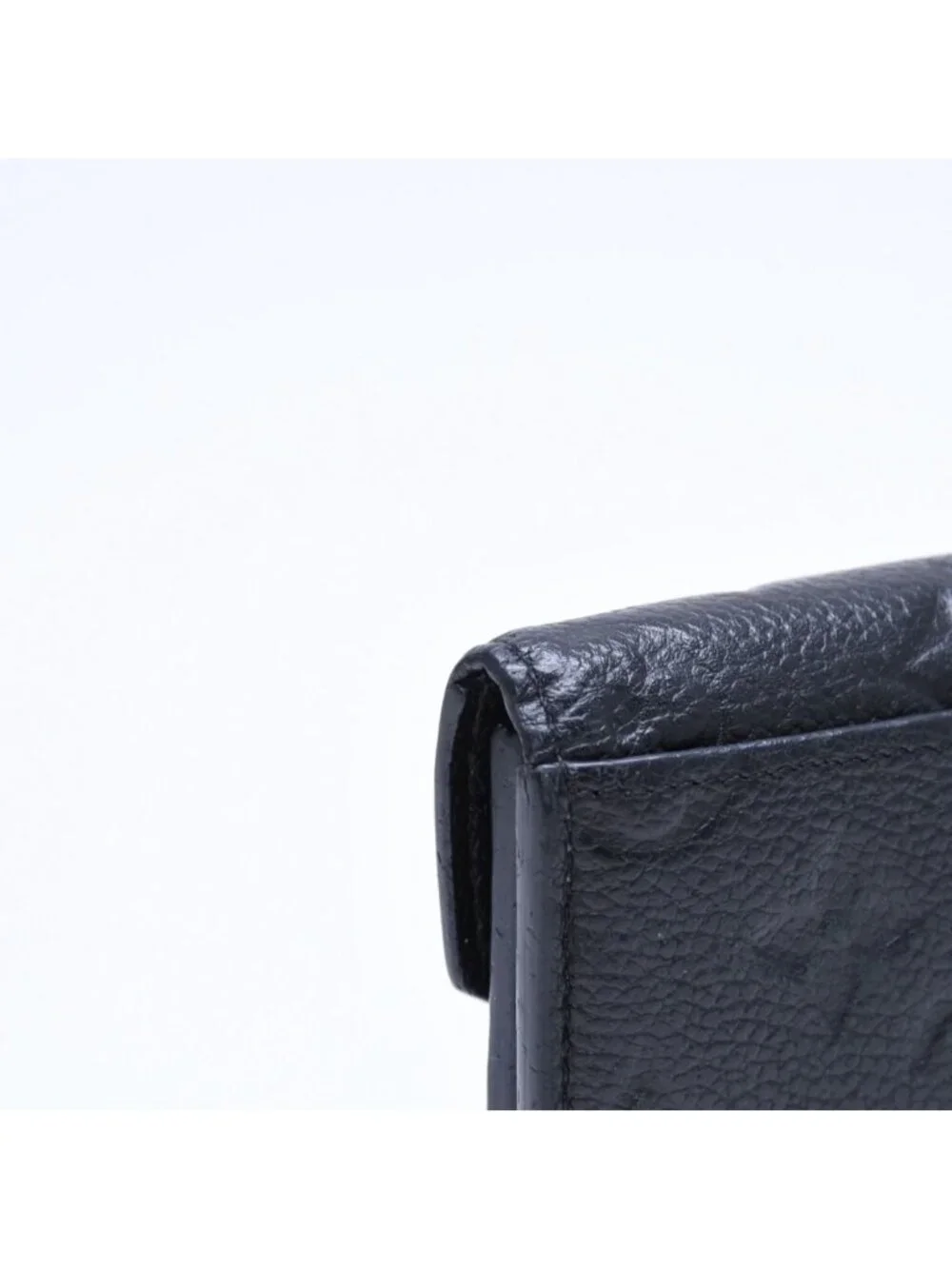 Louis Vuitton Trifold Wallet Portefeuille Zoe Black Gold